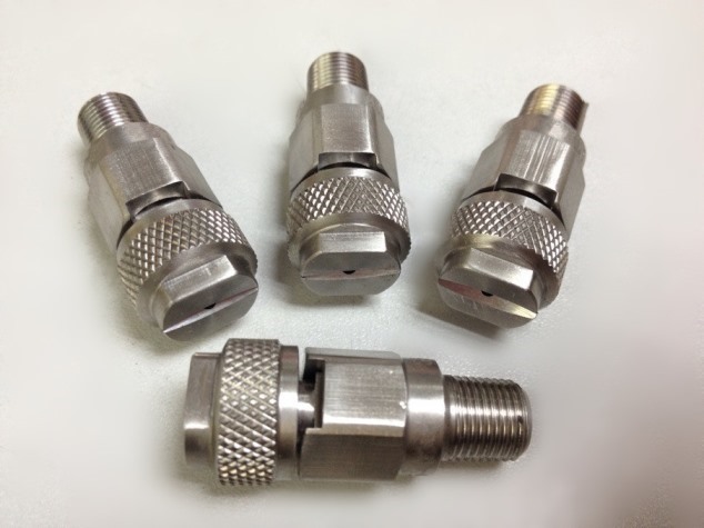 Stainless steel quick release nozzle